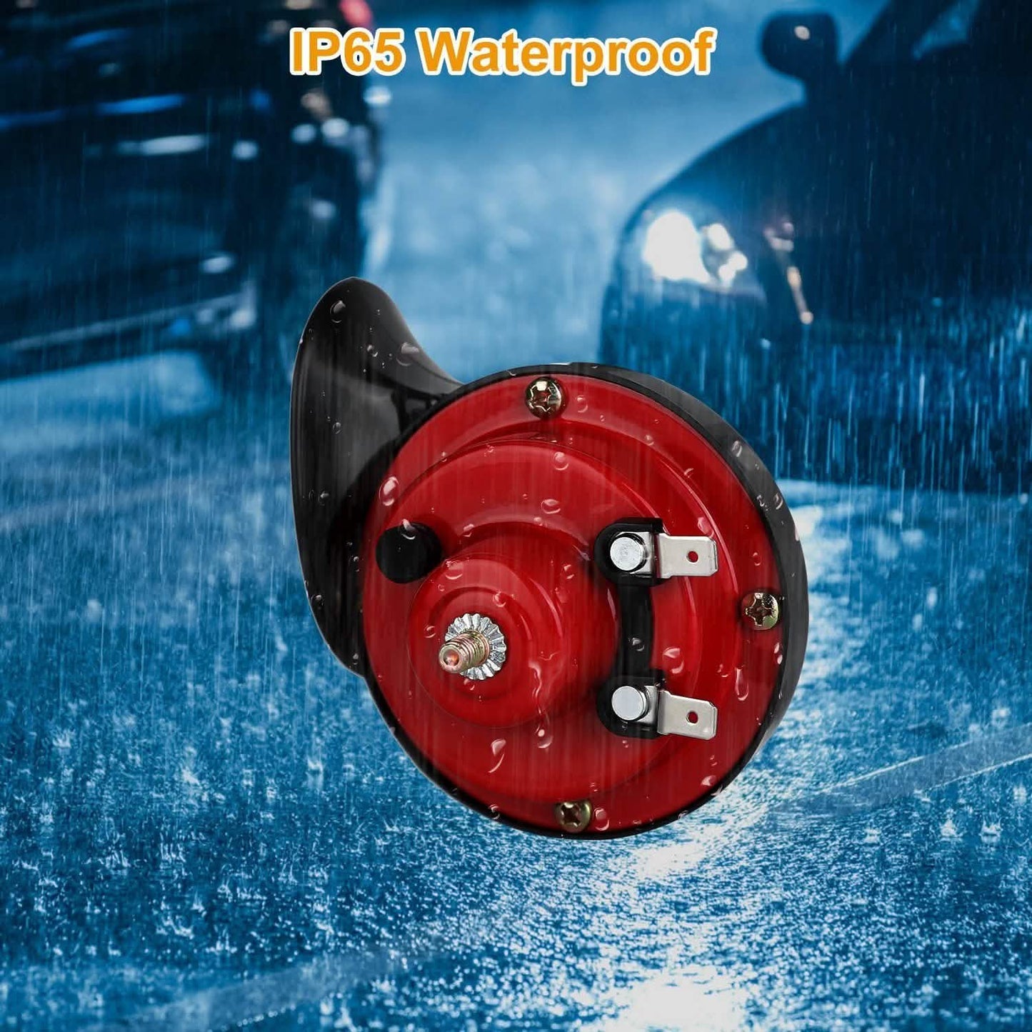 2-Pieces: 115DB Car Snail Horns 12V