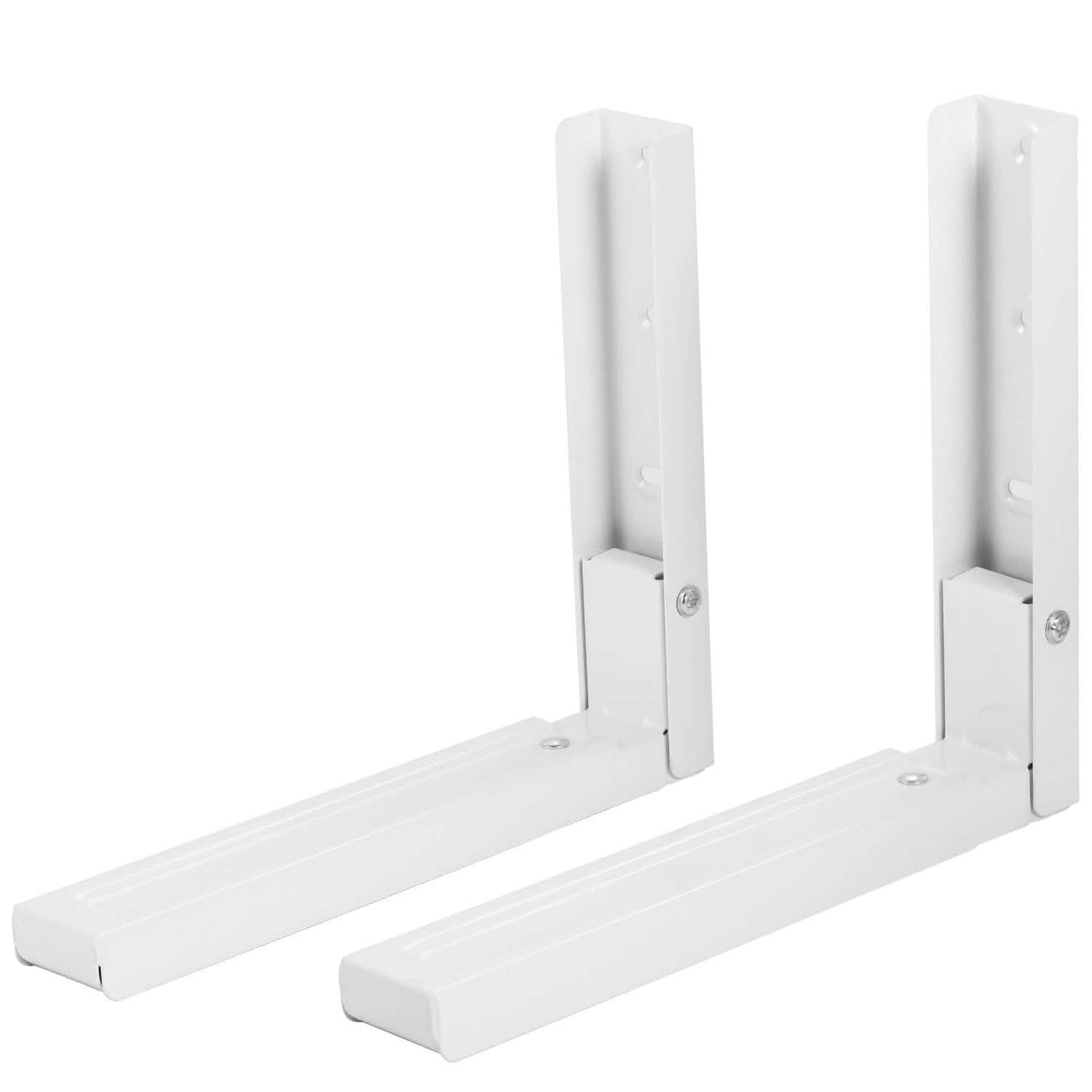 2-Pieces: Adjustable Wall Mount Microwave Brackets