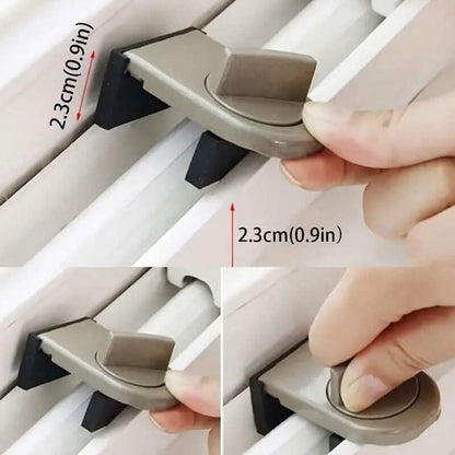 2-Pieces: Aluminium Alloy Sliding Door and Window Locks