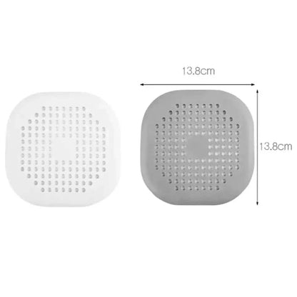 2-Pieces: Bathroom Kitchen Waste Sink Strainer Hair Filter Drain Net Catcher Cover