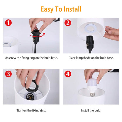 2-Pieces: Bedside Lamps 3 Color Modes USB C+A AC Output Ports Pull Chain
