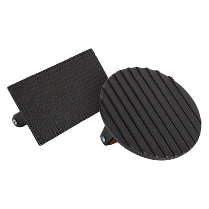2-Pieces: Cast Iron Grill Press Pre-Seasoned Steak Weights Smash Burger Press