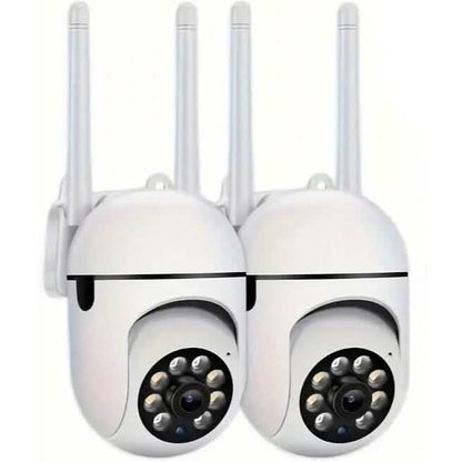2-Pieces: Compact Wireless IP Security Cameras with App Control