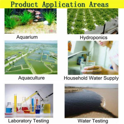 2-Pieces: PH Meter TDS EC LCD Water Purity PPM Filter Hydroponic Pool Tester Tool