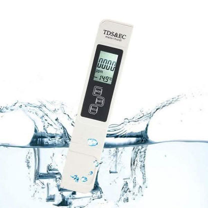 2-Pieces: PH Meter TDS EC LCD Water Purity PPM Filter Hydroponic Pool Tester Tool