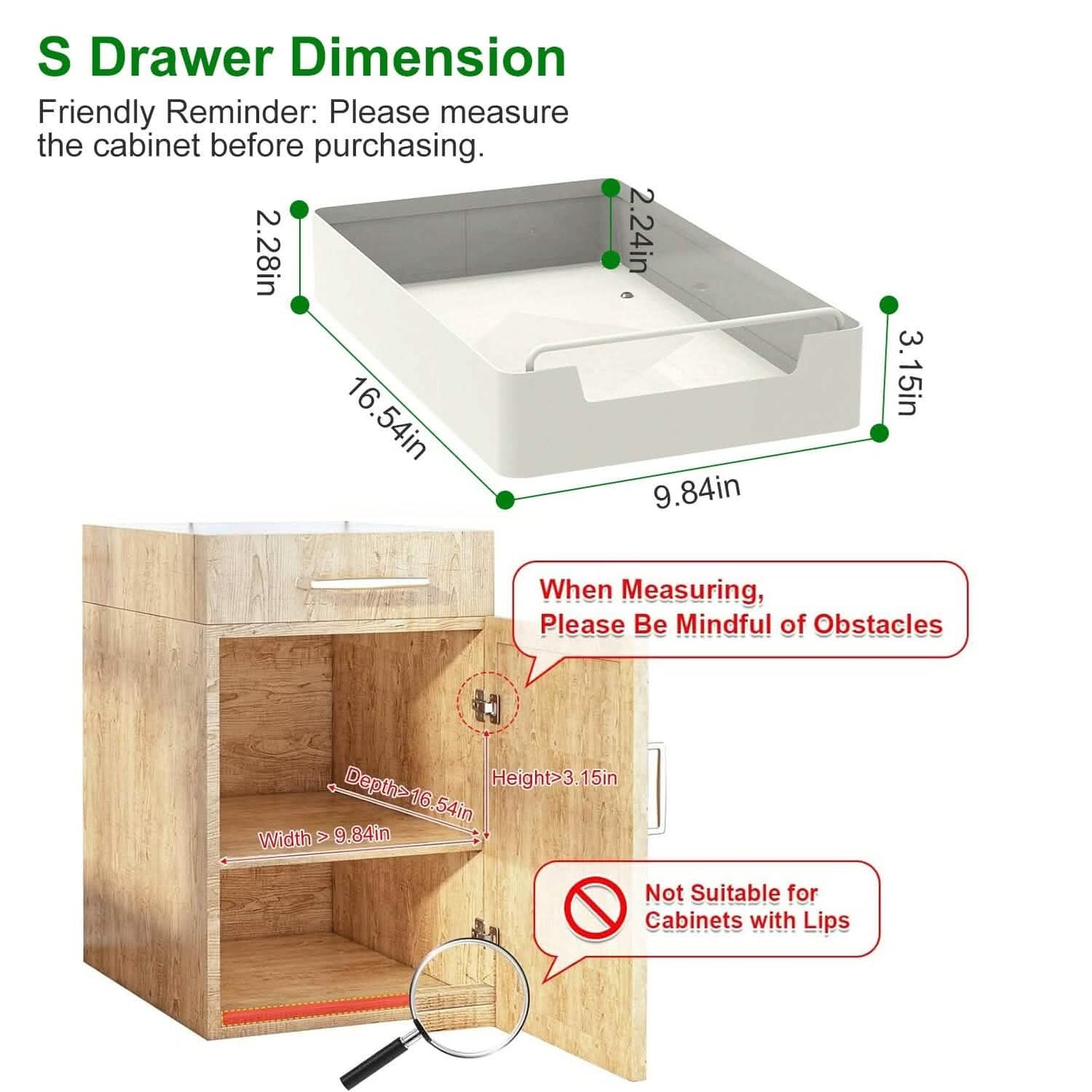 2-Pieces: Pull Out Cabinet Organizers