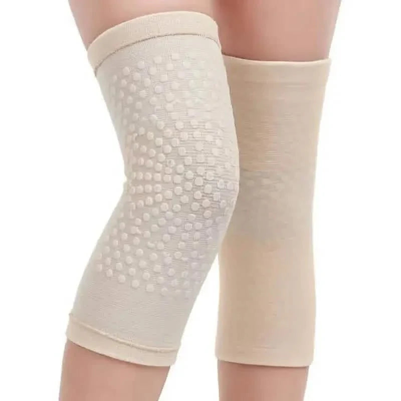 2-Pieces: Self Heating Support Knee Pads Elbow Brace Warm