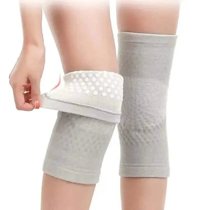 2-Pieces: Self Heating Support Knee Pads Elbow Brace Warm