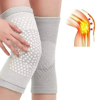 2-Pieces: Self Heating Support Knee Pads Elbow Brace Warm