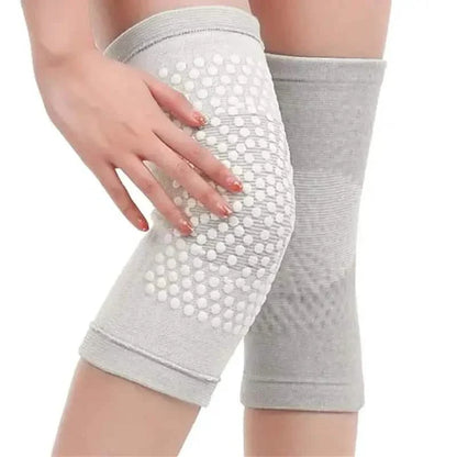 2-Pieces: Self Heating Support Knee Pads Elbow Brace Warm