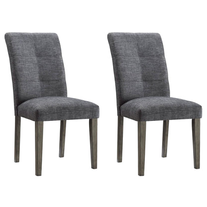 2-Pieces Set: Dining Room Chairs with Solid Wood Legs