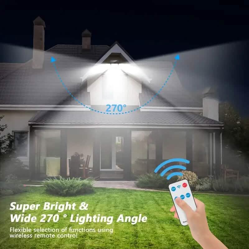 2-Pieces Set: Super Bright Solar Motion Sensor Outdoor Light