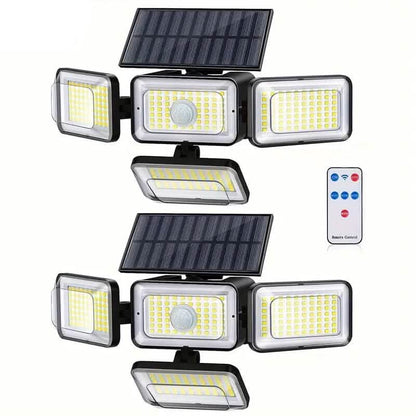 2-Pieces Set: Super Bright Solar Motion Sensor Outdoor Light
