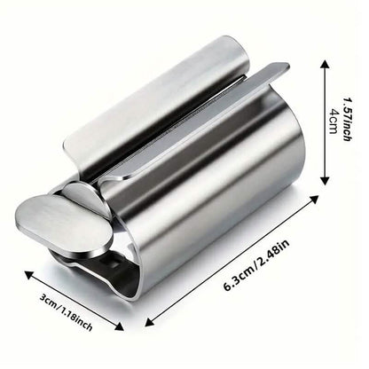 2-Pieces: Stainless Steel Toothpaste Squeezer