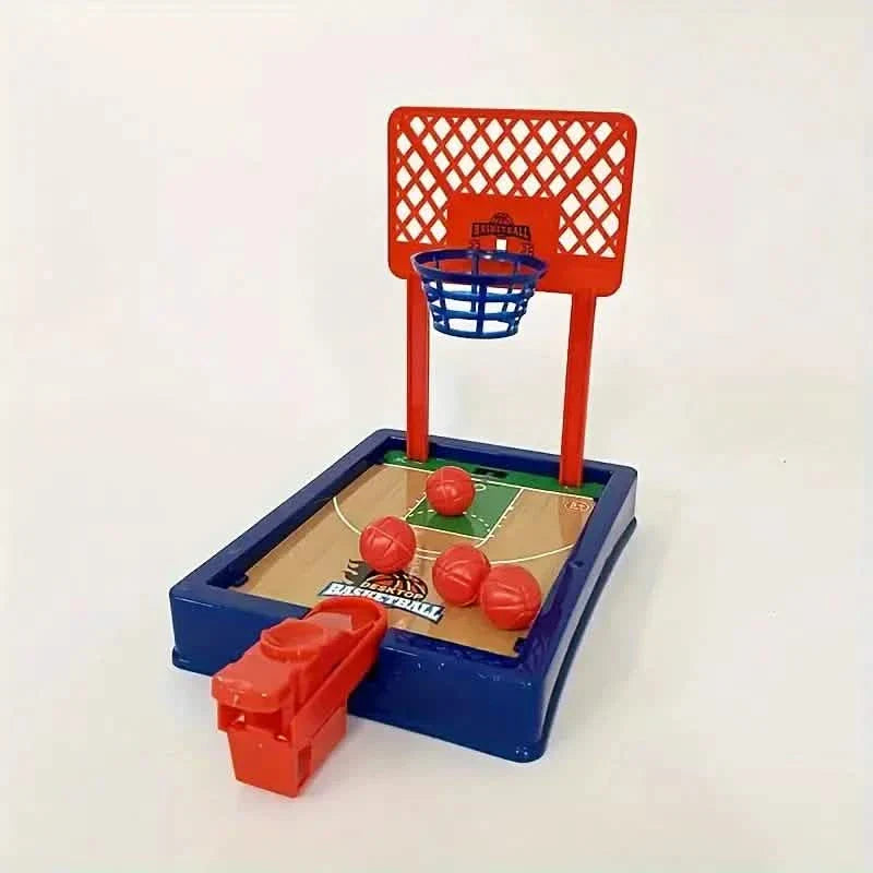 2-Player Finger Basketball Hoop Game - Tabletop Sports Toy for Youngsters Party Fun