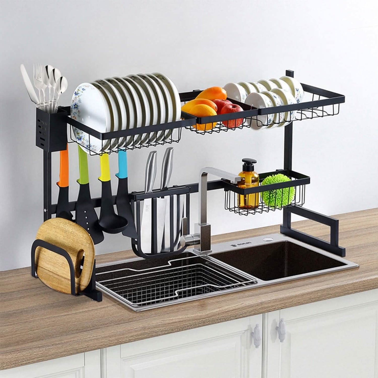 2-Tier Over the Sink Dish Drying Rack