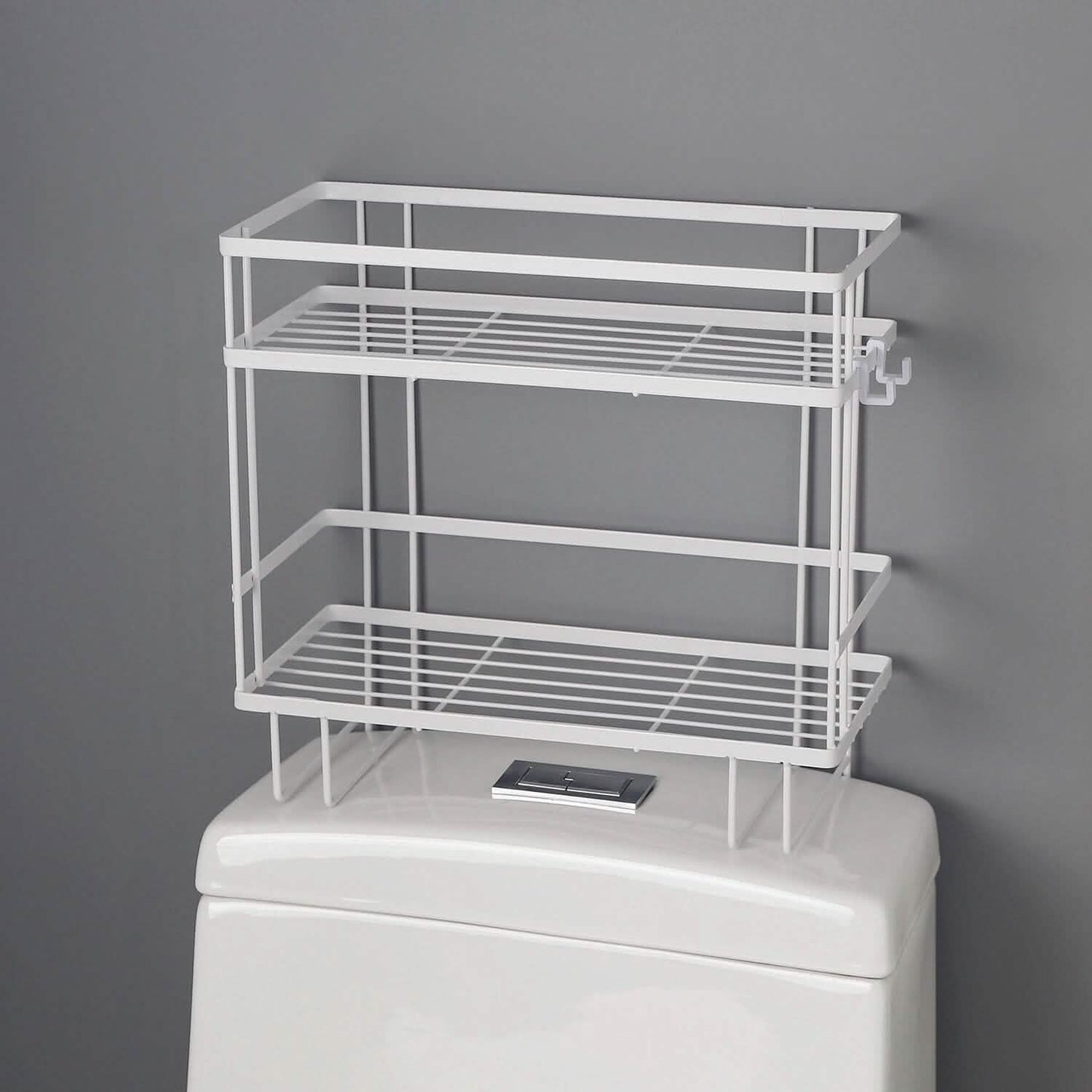 2-Tier Over the Toilet Storage Shelf Rack
