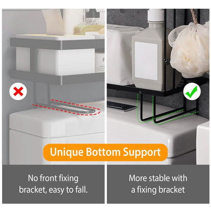 2-Tier Over the Toilet Storage Shelf Rack