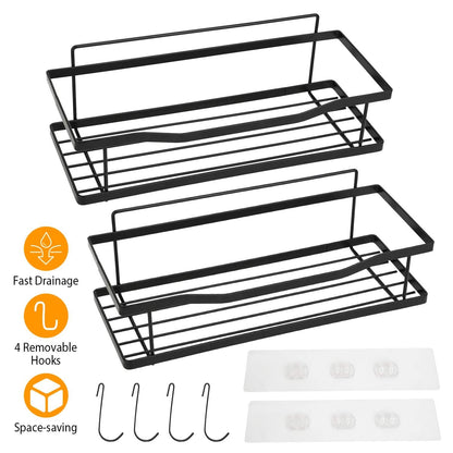 2-Tier Shower Caddy Shelf Holder