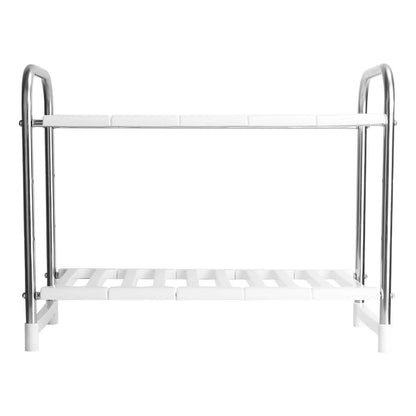 2-Tier Under Sink Organizer Retractable Kitchen Rack Holder