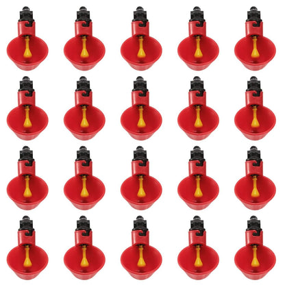 20-Pack: Chicken Waterer Automatic Drinker