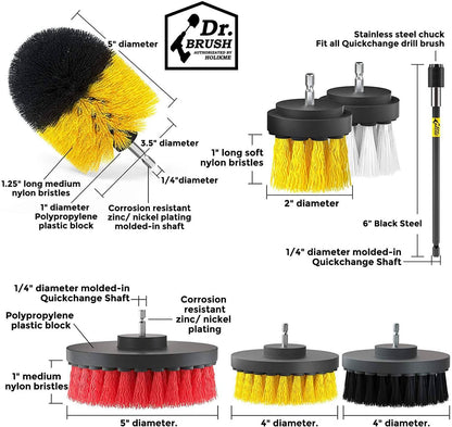 20-Pack: Holikme Drill Brush Attachments Set