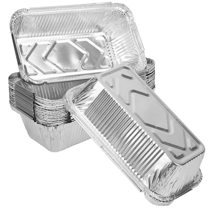 20-Piece: Disposable Aluminum Foil Pans