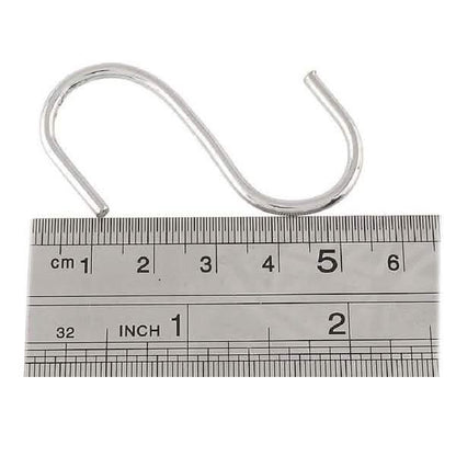 20-Piece: Household Holder Kitchen Stainless Steel S Shaped Hooks