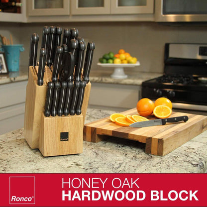 20-Piece: Professional Kitchen Knife Set with Knife Block
