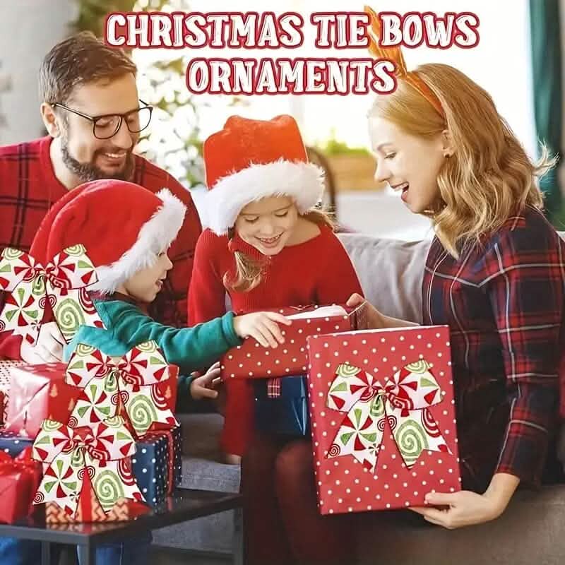 20-Pieces: Christmas Tree Bow Decorations