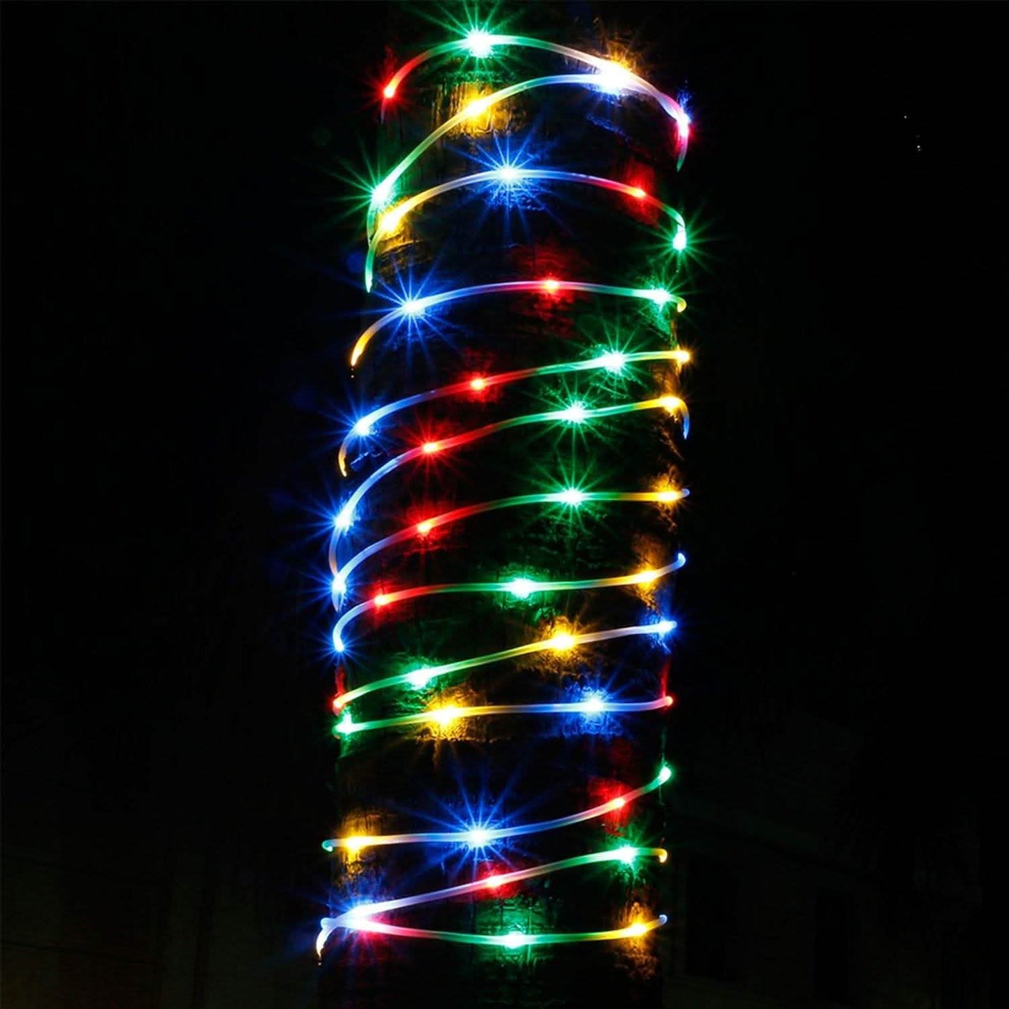200 Led Multi-Color Waterproof Solar Rope String Fairy Lights