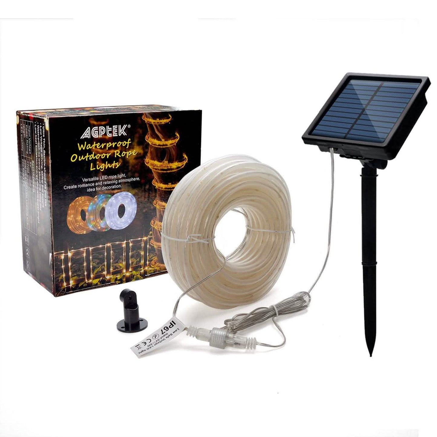 200 Led Multi-Color Waterproof Solar Rope String Fairy Lights