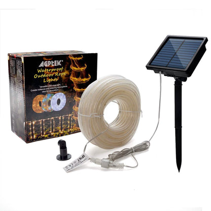 200 Led Multi-Color Waterproof Solar Rope String Fairy Lights