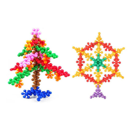 200-Piece: 3D Interlocking Building Blocks STEM Toy