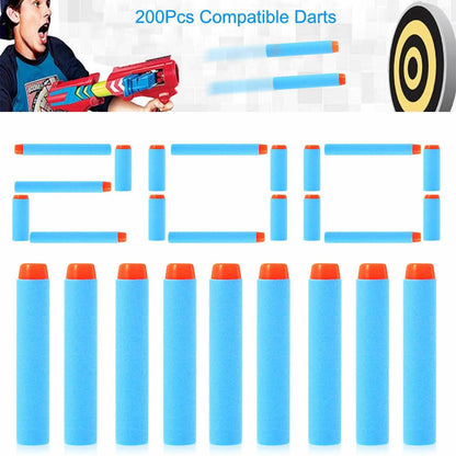 200-Pieces: Compatible Darts Refill for Nerf N-Strike Elite Series