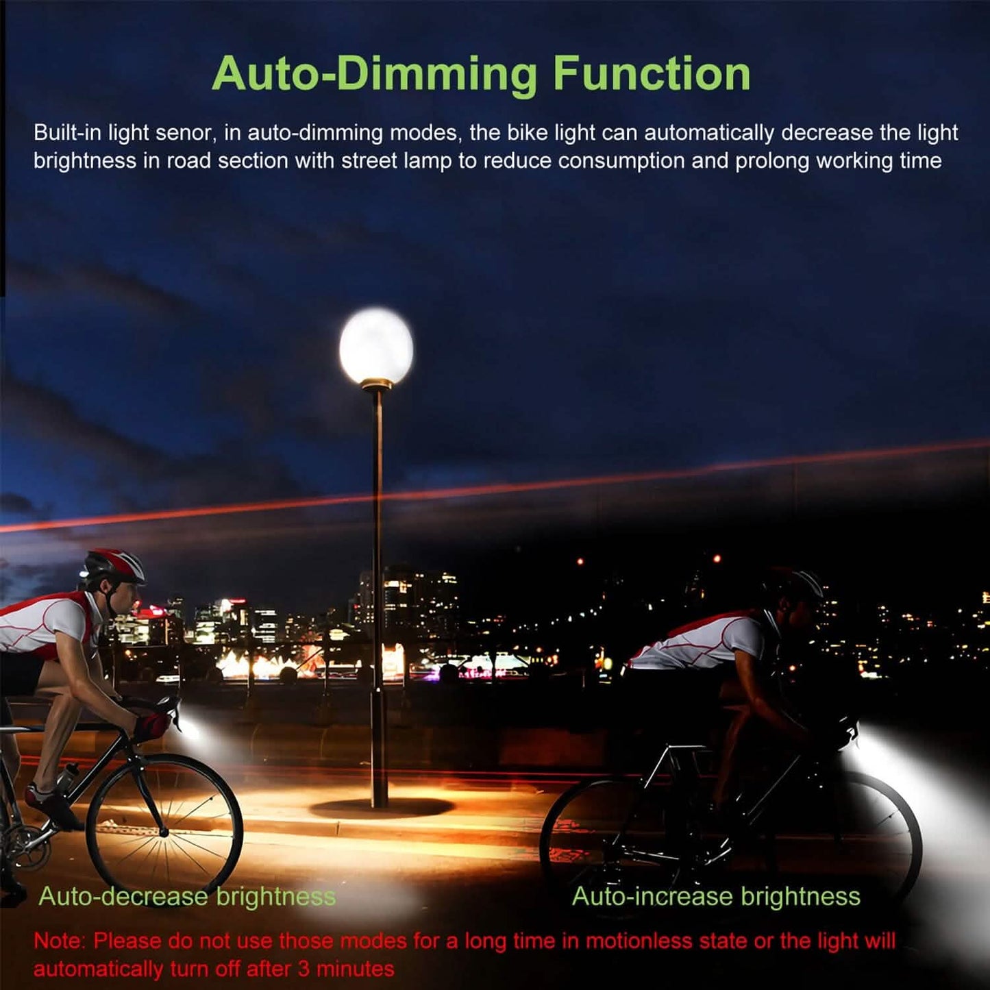 20000LM Bike Front Light with 120dB Loud Horn