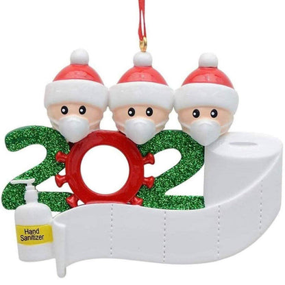 2020 Quarantine Family Personalized Christmas Ornaments