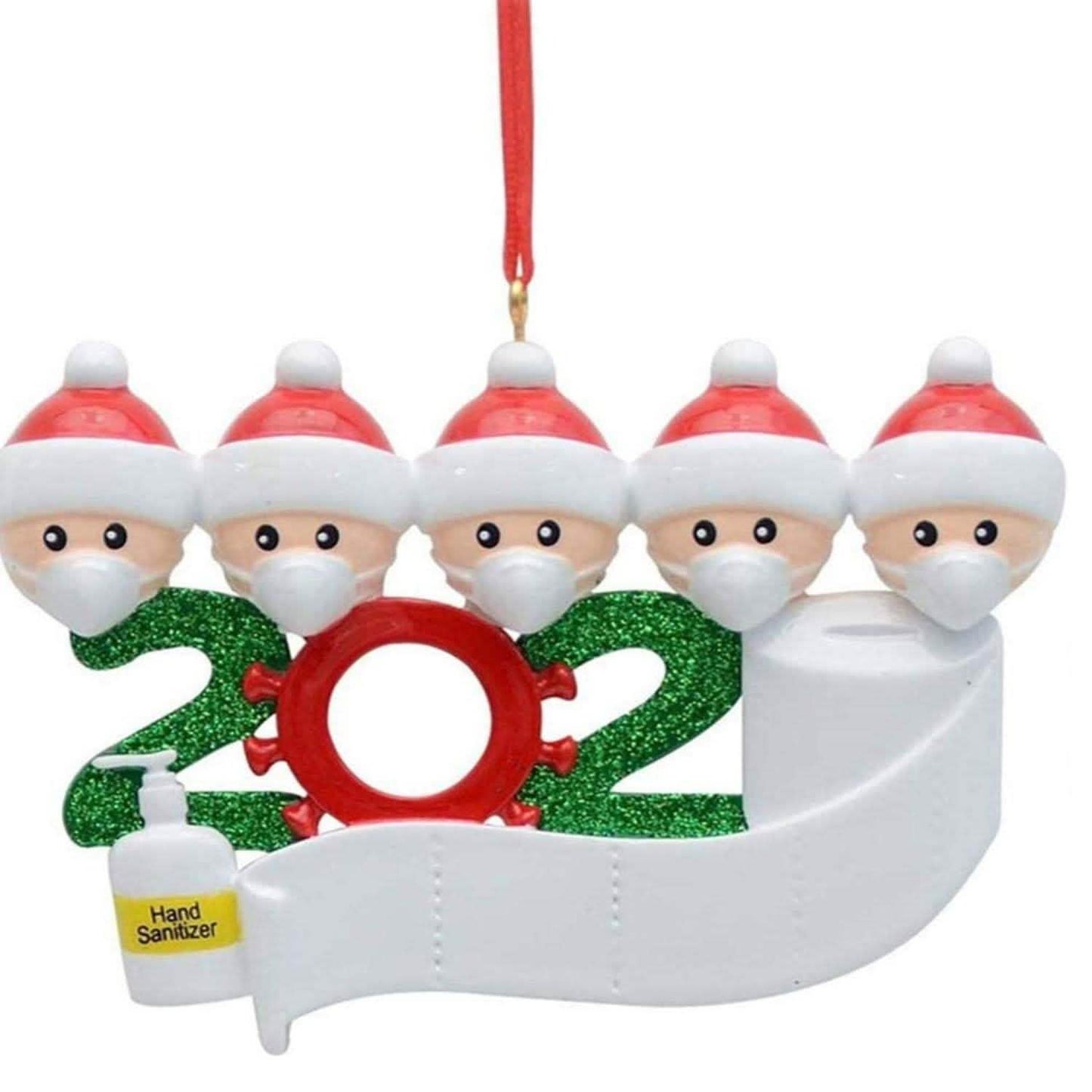 2020 Quarantine Family Personalized Christmas Ornaments
