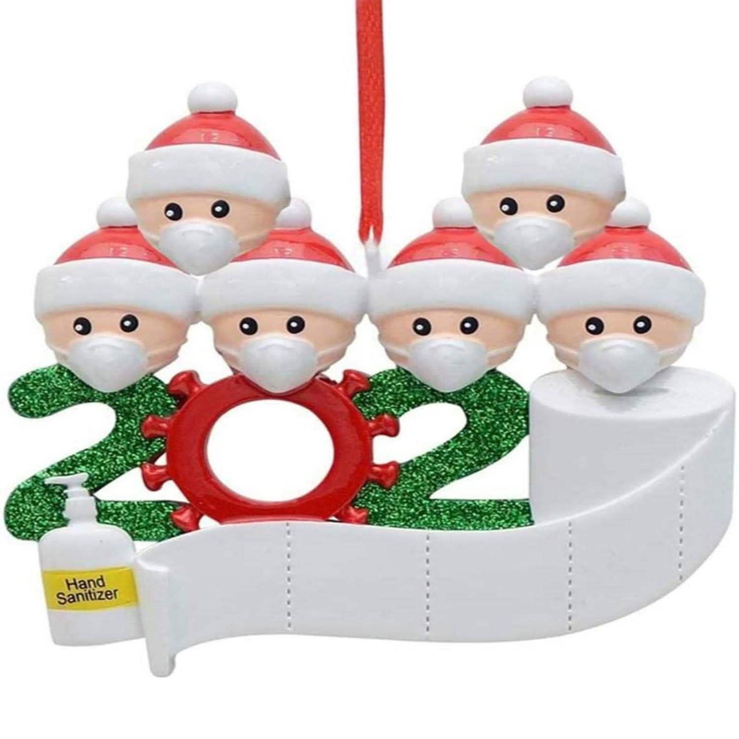 2020 Quarantine Family Personalized Christmas Ornaments