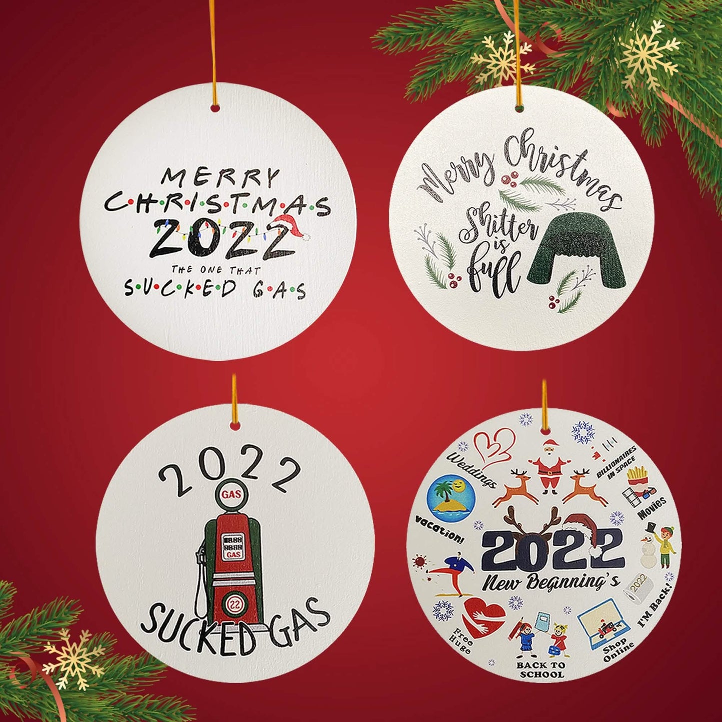 2022 Keepsake Christmas Tree Ornament and Hanging Decorations