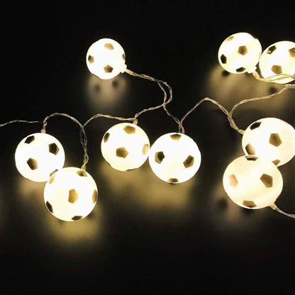 2022 World Cup Decor String Lights Soccer
