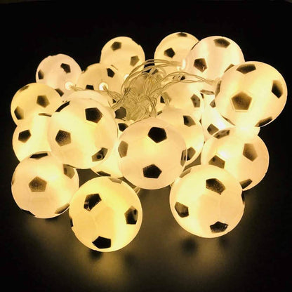 2022 World Cup Decor String Lights Soccer