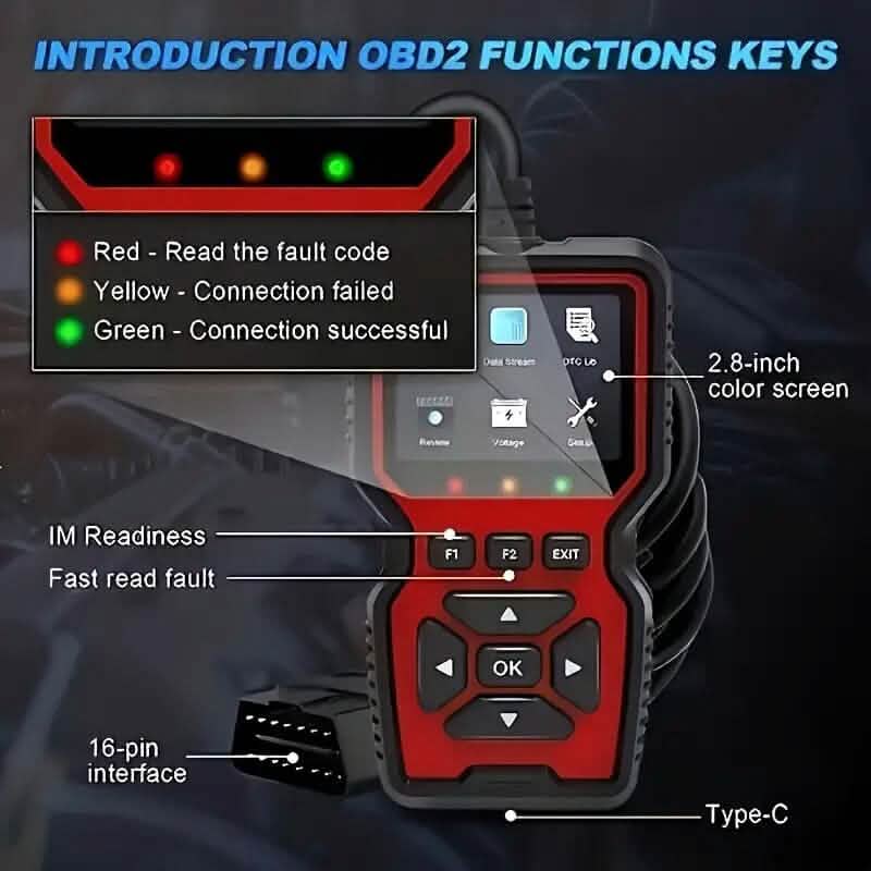 2024 Advanced V519 OBD2 Scanner Tool