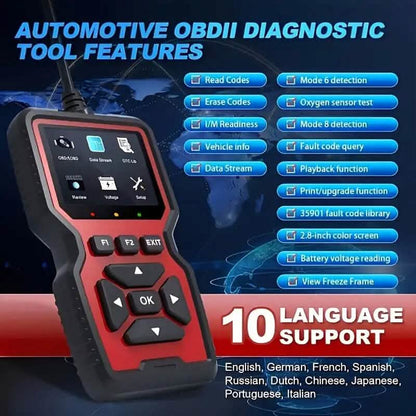 2024 Advanced V519 OBD2 Scanner Tool