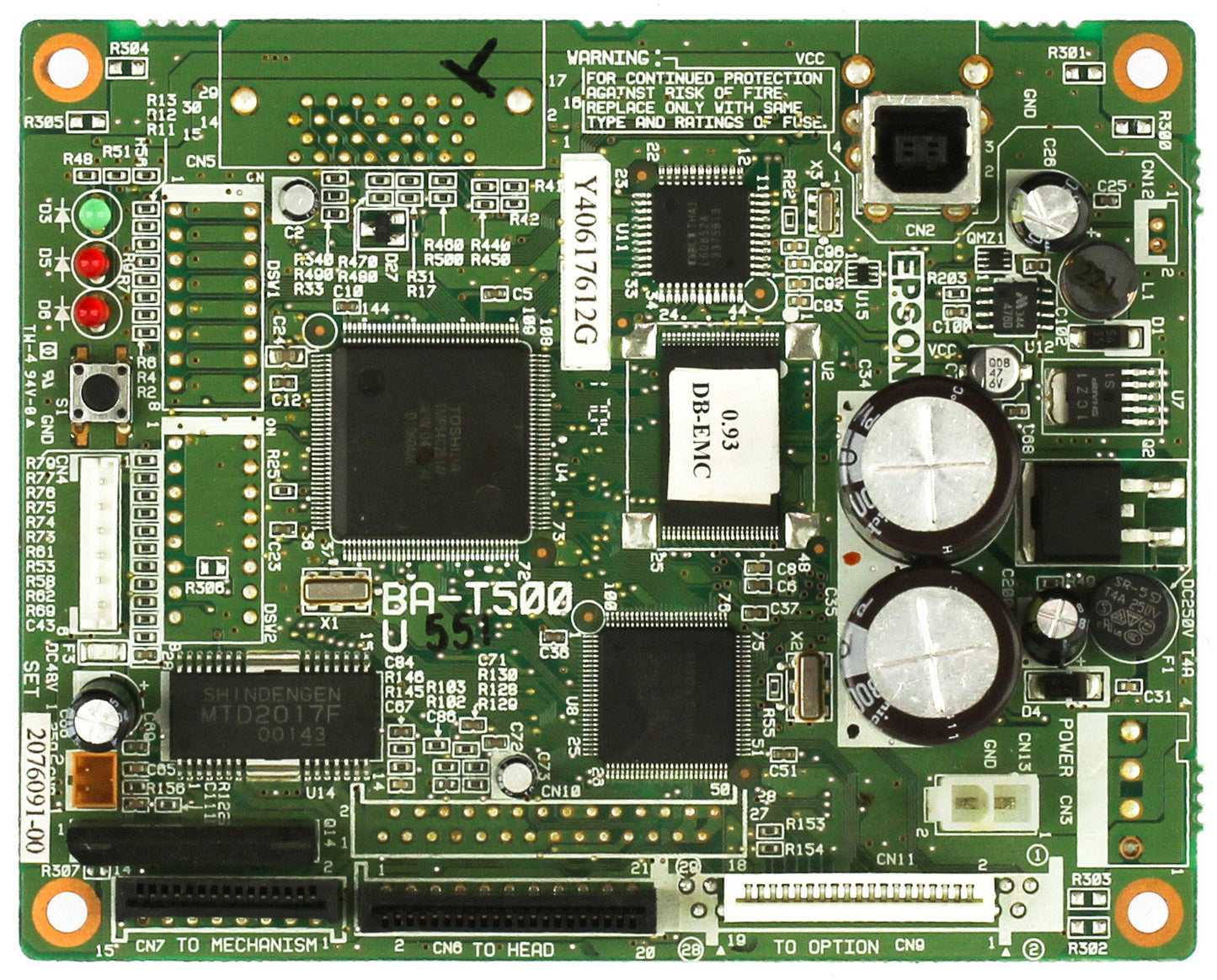 Epson 2076091-00 ATM Thermal Printer Control Board