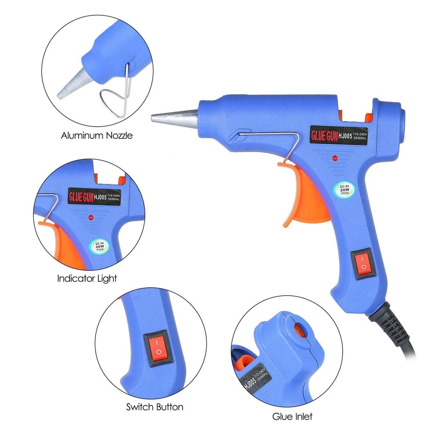 20W Hot Melt Glue Gun