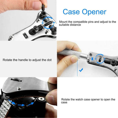 21-Piece: Watch Repair Tool Kit Hand