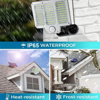 210LED Super Bright Motion Sensor Solar Strong Power LED Garden Wall Lamp