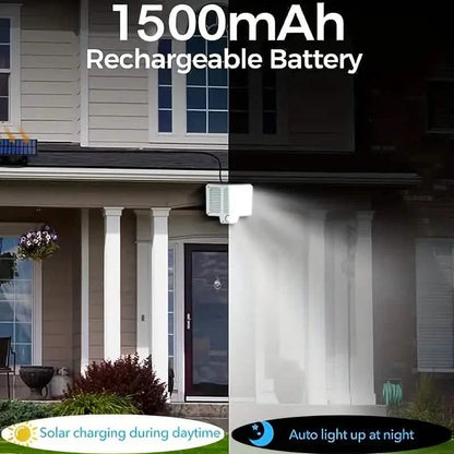 210LED Super Bright Motion Sensor Solar Strong Power LED Garden Wall Lamp