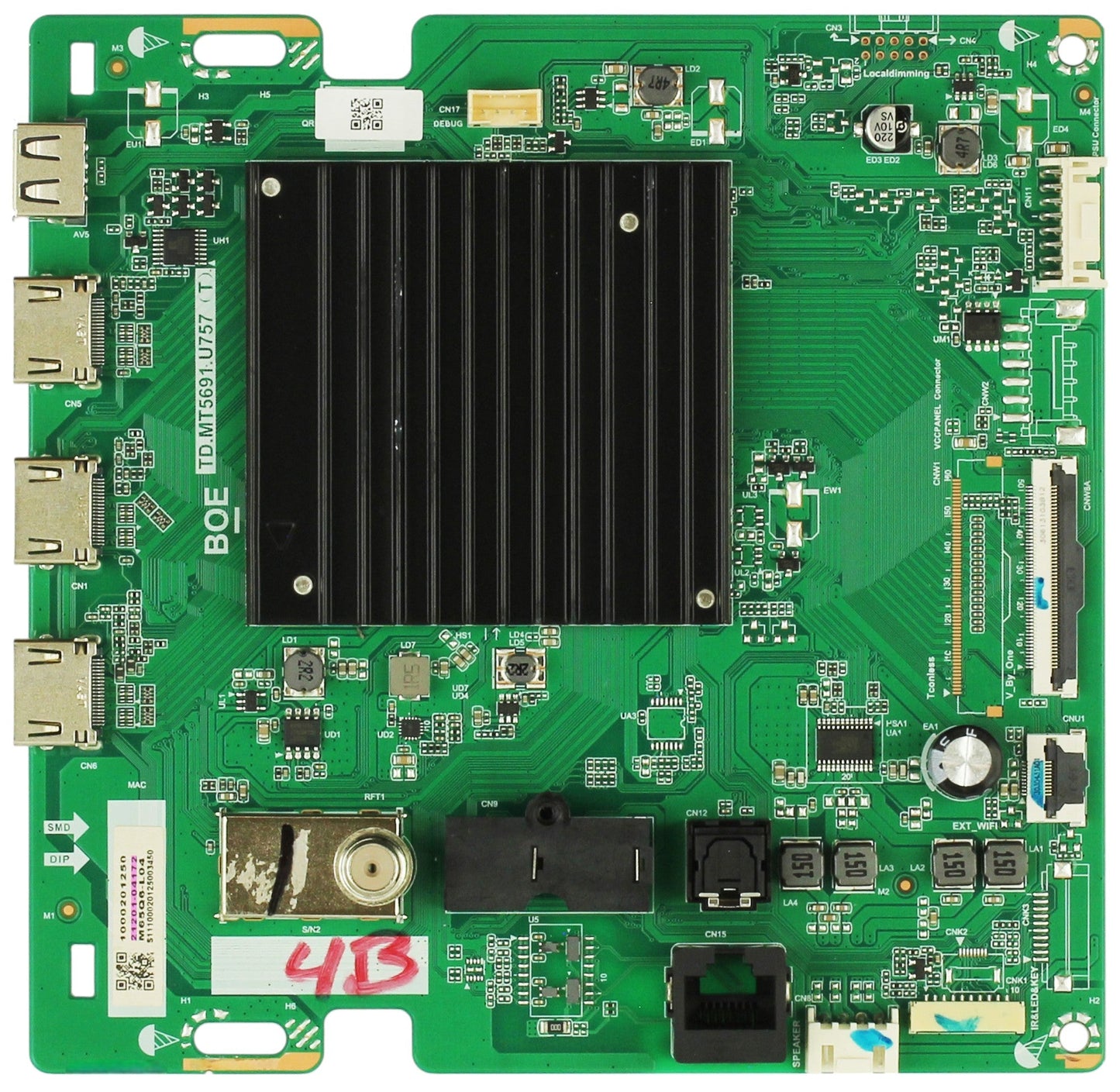 Vizio 21201-04172 Main Board for M65Q6-L4 (Serial LBSFR7GZ)